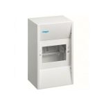   HAGER GD104N Gamma minielosztó, 1x4M, falon kívüli, IP30, ajtó nélkül, 180x110x82mm