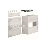   HAGER GD108N Gamma minielosztó, 1x8M, falon kívüli, IP30, ajtó nélkül, 180x182x82mm