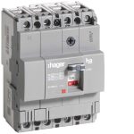   HAGER HDA033L Kompakt megszakító x160, 4P, 32A, 18kA, fix TM kioldóval