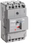   HAGER HDA040L Kompakt megszakító x160, 3P, 40A, 18kA, fix TM kioldóval