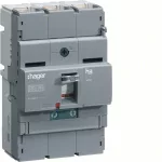   HAGER HNB160H Kompakt megszakító x250, 3P, 160A, 40kA, áll. TM kioldóval