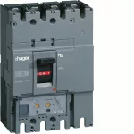   HAGER HND251H Kompakt megszakító h630, 4P, 250A, 50kA, áll. LSI elektr. kioldóval