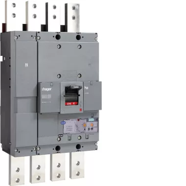 HAGER HNF991H Kompakt megszakító h1600, 4P, 1600A, 50kA, áll. LSI elektr. kioldóval