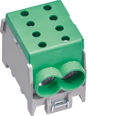 HAGER KH70GN Betáplálókábel leágazó sorkapocs,2x70/ 2x50 mm2 1P zöld