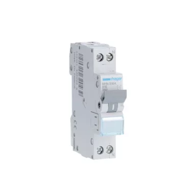 HAGER MHN516A Kismegszakító 1P+N, B-16A, 4,5kA, 1M