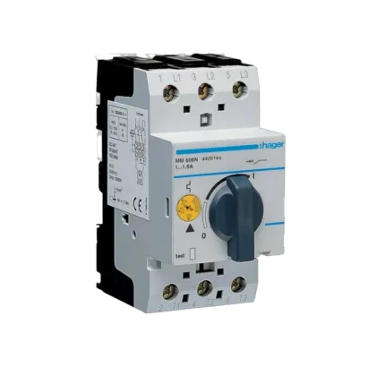 HAGER MM506N Motorvédő kapcsoló 3P, 1-1,6A, 2,5M