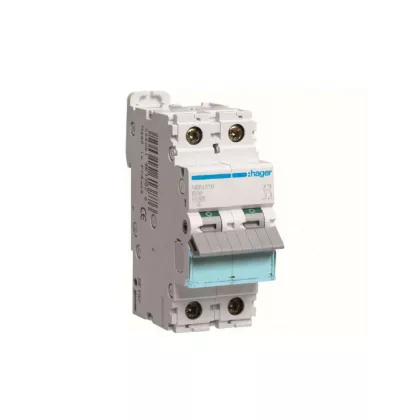 HAGER NBN516 Kismegszakító 1P+N, 16A 10kA/15kA 2 M HAGER NBN516 Kismegszakító 1P+N, 16A 10kA/15kA 2 M