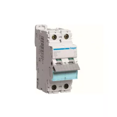HAGER NBN525 Kismegszakító 1P+N, 25A 10kA/15kA 2 M HAGER NBN525 Kismegszakító 1P+N, 25A 10kA/15kA 2 M