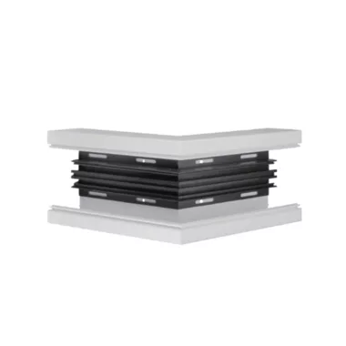 HAGER R88627035 Külső sarok, alapprofilból, BR, PVC, 85x170mm, v.szürke