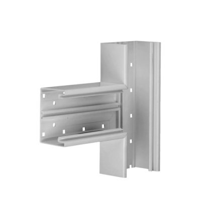   HAGER R89267030 T-idom, alapprofilból, BR, PVC, 70x100mm, szürke