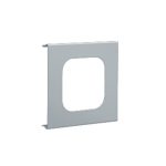   HAGER R9311VERZ Kivágott 1-es szerelévényfedél, BRS, acél, mag: 120 kiv: 76x76, R=18mm, horganyz