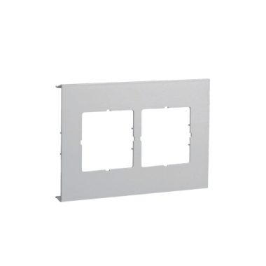 HAGER R94627035 Takarókeret  2-es,BR 70172,vszürke