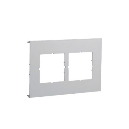 HAGER R94627035 Takarókeret  2-es,BR 70172,vszürke