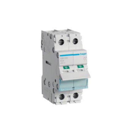 HAGER SBN280 Leválasztó kapcsoló, 2P, 80A, moduláris, 2M