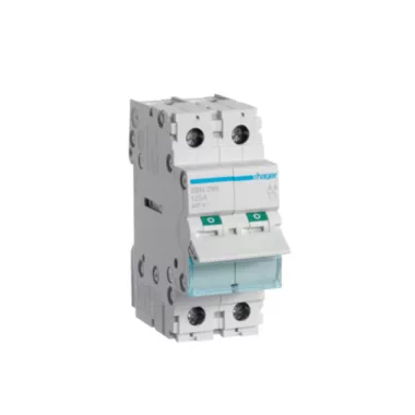 HAGER SBN299 Leválasztó kapcsoló, 2P, 125A, moduláris, 2M