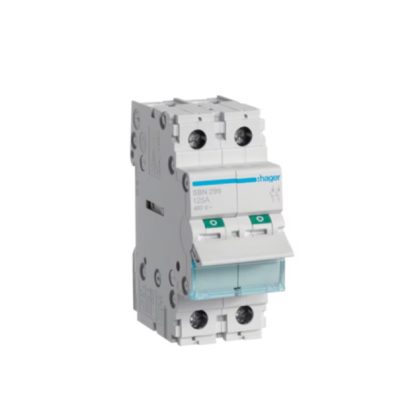   HAGER SBN299 Leválasztó kapcsoló, 2P, 125A, moduláris, 2M