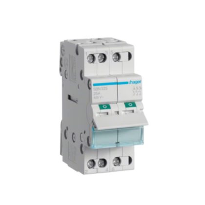 HAGER SBN325 Leválasztó kapcsoló, 3P, 25A, moduláris, 2M