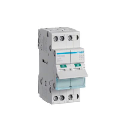 HAGER SBN332 Leválasztó kapcsoló, 3P, 32A, moduláris, 2M