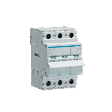 HAGER SBN399 Leválasztó kapcsoló, 3P, 125A, moduláris, 3M