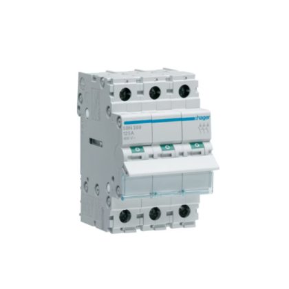   HAGER SBN399 Leválasztó kapcsoló, 3P, 125A, moduláris, 3M