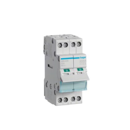 HAGER SBN425 Leválasztó kapcsoló, 4P, 25A, moduláris, 2M