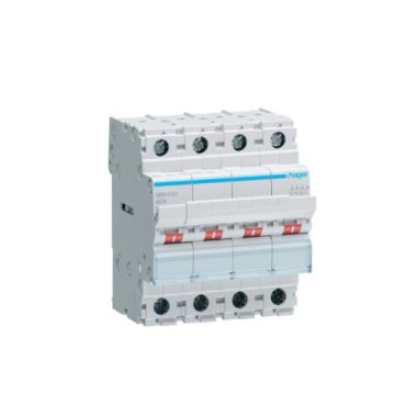 HAGER SBN440 Leválasztó kapcsoló, 4P, 40A, moduláris, 4M