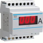  HAGER SM020 Digitális ampermérő, 1 fázisú, direktmérés, 0-20A, moduláris