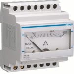   HAGER SM150 Analóg ampermérő, 1 fázisú, áramváltós mérés, 150A-ig, moduláris