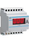 HAGER SM401 Digitális ampermérő, 1 fázisú, áramváltós mérés, 400A-ig, moduláris