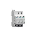   HAGER SPA930 B+C Túlfesz. levezető 3P. Dugaszolható, állapotjelző, távjelzős, 1,5kV, 37,5kA, TNC (4,5modul)