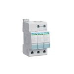   HAGER SPN317 Túlfesz. levezető, T2 3P, cser.betétes, 40kA, 1,25kV, TNC, távjelző