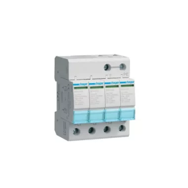 HAGER SPN415 Túlfesz. levezető, T2 4P, cser.betétes, 40kA, 1,25kV, TNS