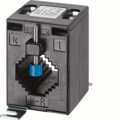   HAGER SRB00605 Áramváltó, 20x20 sínre, 60/5 A, 1,5 VA, p.o: 1