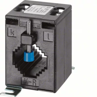 HAGER SRB00755 Áramváltó, 20x20 sínre, 75/5 A, 2,5 VA, p.o: 1