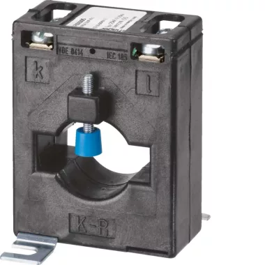 HAGER SRI03005 Áramváltó, 40x12 sínre, 300/5 A, 5 VA, p.o: 1