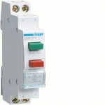   HAGER SVN371 Nyomógomb, 2Z, 16A, 2 nyomógombbal, moduláris, 1M