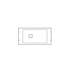 HAGER UC001 Quadro HA352 beépítő készlet 300x600mm