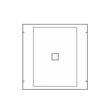HAGER UC005 Quadro HA358 beépítő készlet 600x600mm