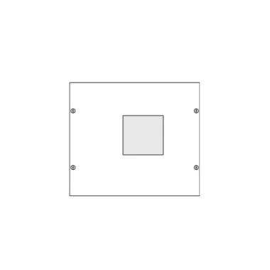 HAGER UC020H Quadro x/h250/HNB/HNC/HEC megszakító függ. beépítő készlet 300x350mm, I.é.v.oszt.