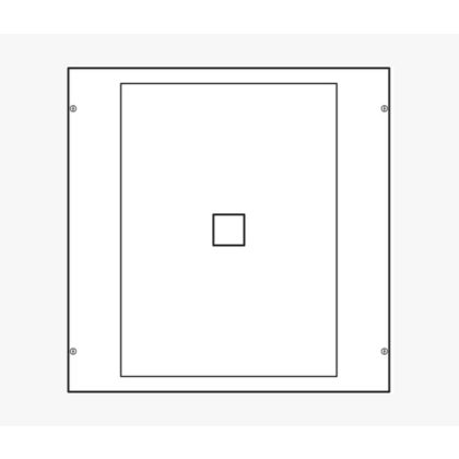   HAGER UC270 Quadro 800-1600A szakaszoló kapcsoló beépítő készlet 600x600mm