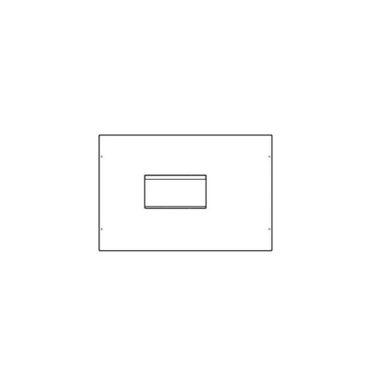 HAGER UC354H Quadro h1000 direkt hajtás vízszintes készülékbeépítés  II.é.v.oszt.