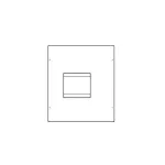   HAGER UC440H Quadro beépítő készlet h630 LSI komp. megszakító sorozathoz direkt hajtás, függőleges beép. 400mm magas, 350mm széles