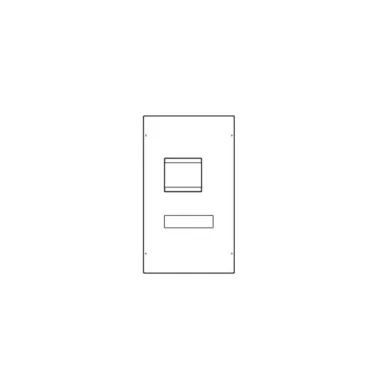 HAGER UC445H Quadro beépítő készlet h630 LSI komp. megszakító sorozathoz direkt hajtás, függőleges beép. 600mm magas, 600mm széles