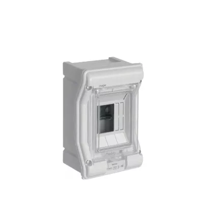 HAGER VE103L Vector elosztó, IP65, 3 modul, 175x111x93mm
