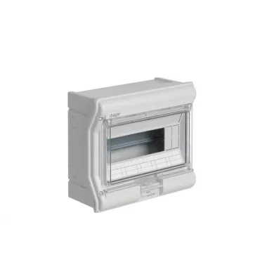 HAGER VE110L Vector elosztó, IP65, 10 modul, 210x237x114mm