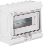   HAGER VE110SN Vector elosztó, IP65, 10 modul, UV álló. 210x237x114mm