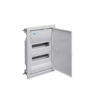 HAGER VH24NE Volta kiselosztó IP30, 2x12M, gipszkartonba sülly., teli ajtós, 470x314,5x87mm falkivágásba