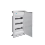   HAGER VH36NE Volta kiselosztó IP30, 3x12M, gipszkartonba sülly., teli ajtós, 595x314,5x87mm falkivágásba