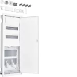   HAGER VH602NWH Volta hibrid perforált fém ajtóval, gipszkartonba építhető, 24 modul, 2 sor,
