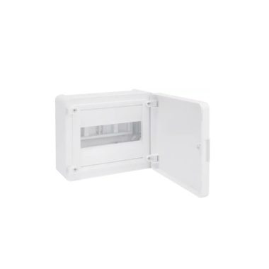 HAGER VS108PD Golf kiselosztó, 1 soros, 8M, falon kívüli, teli ajtó, 184x210x99mm